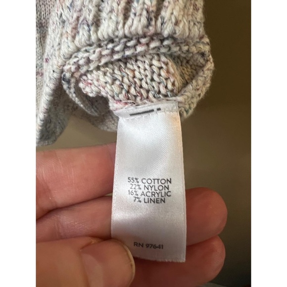 J.Jill Heathered Sleeveless V-Neck Knit Tank Top Medium - Picture 4 of 12